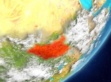 Uzaydan gelen Güney Sudan