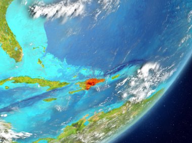 Dominik Cumhuriyeti uzaydan