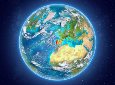 Portekiz uzayda Dünya gezegeninde