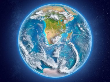 Lesotho Planet Earth uzayda