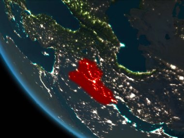 Irak yörüngeden geceleri