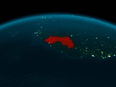 Gece Gine yörünge görünümü