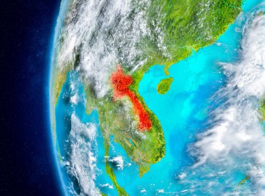 Uzaydan yeryüzündeki Laos