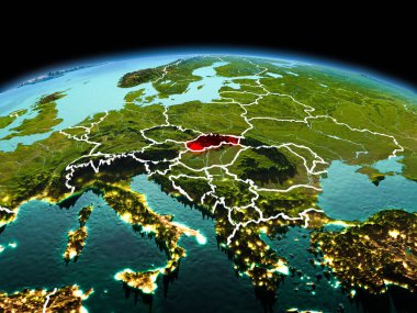 Planet Earth uzayda Slovakya