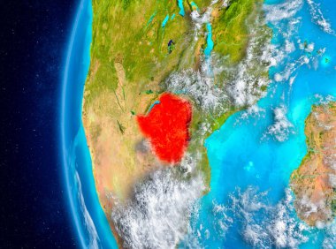Uzaydan yeryüzündeki Zimbabve