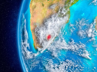 Uzaydan Dünya'Lesotho