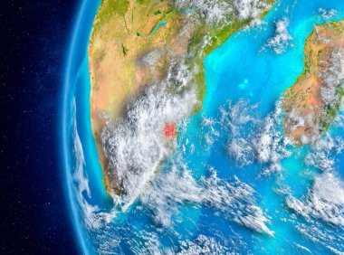 Svaziland uzaydan yeryüzündeki