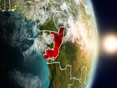 Kongo gündoğumu sırasında