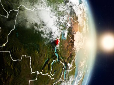 Burundi gündoğumu sırasında