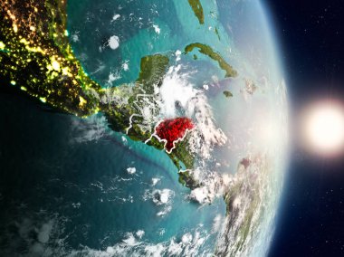 Honduras gündoğumu sırasında