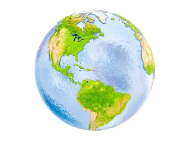 Porto Riko izole küre üzerinde