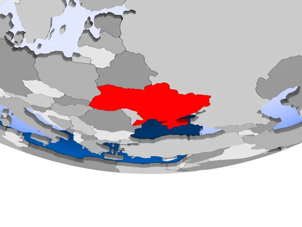 Ukrayna Globe — Stok fotoğraf