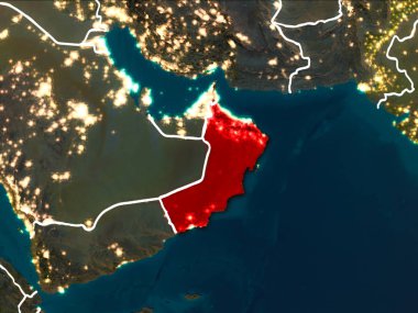 Umman Haritası geceleri