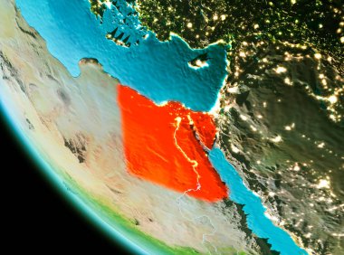 Mısır kırmızı akşam