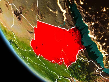 Dünya üzerinde gece sudan