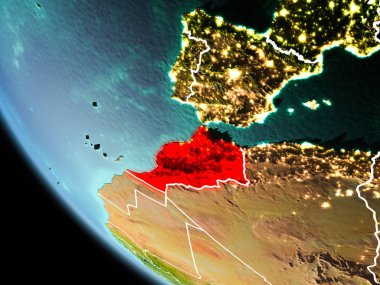 Dünya üzerinde gece Fas