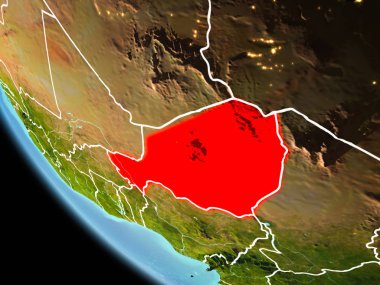 Dünya üzerinde gece Nijer