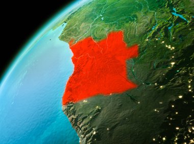 Akşam uzaydan Angola