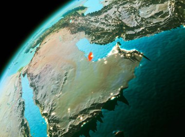 Akşam uzaydan Katar