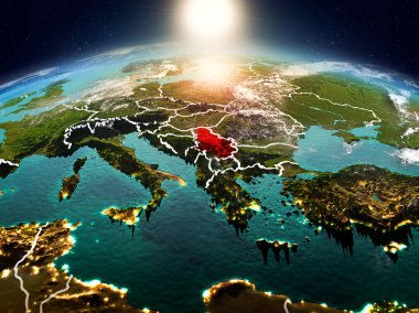 Yörüngeden gündoğumu, Sırbistan