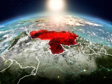 Sunrise yörüngeden Venezuela