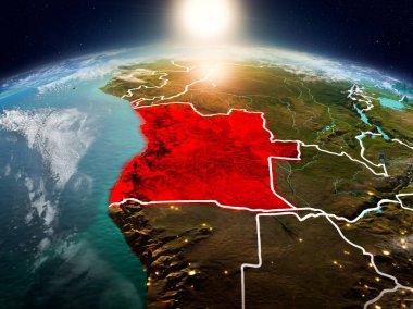Sunrise yörüngeden Angola