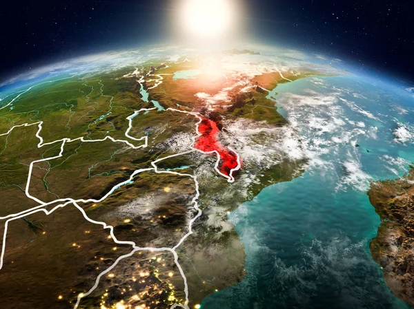 Malavi yörüngeden Sunrise