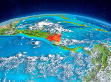 Nikaragua yeryüzünde