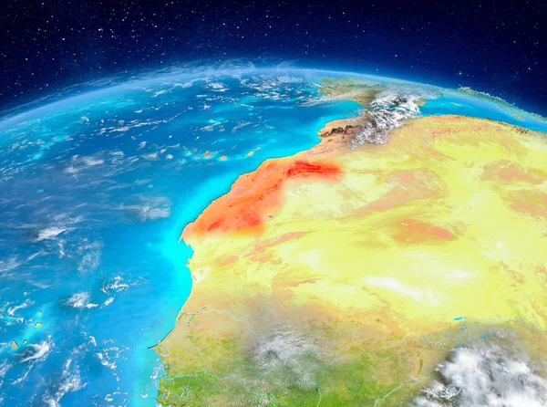 Batı Sahra yeryüzünde