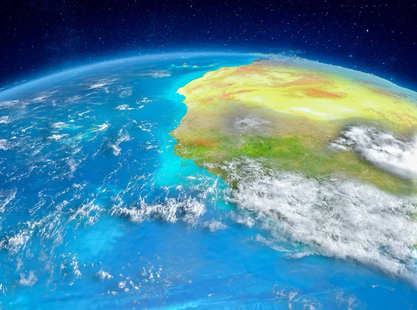 Gambiya yeryüzünde