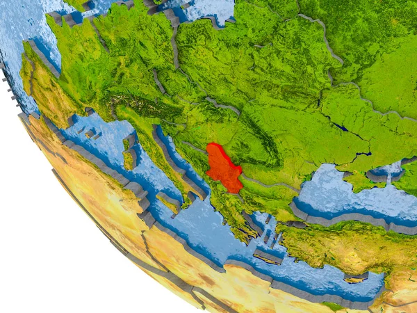 Dünya üzerinde Sırbistan