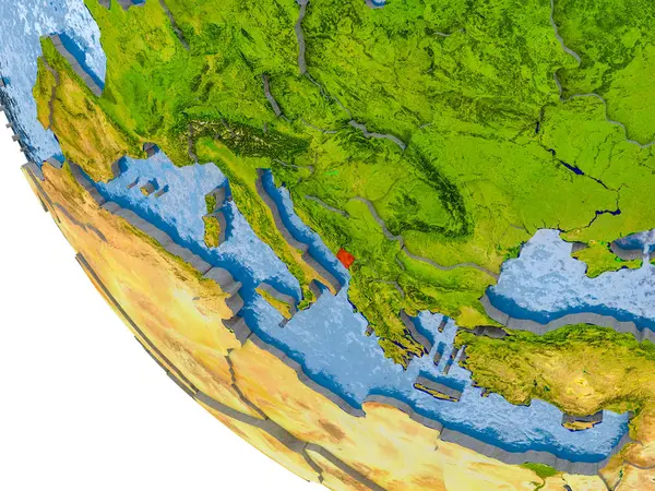 Dünya üzerinde Karadağ