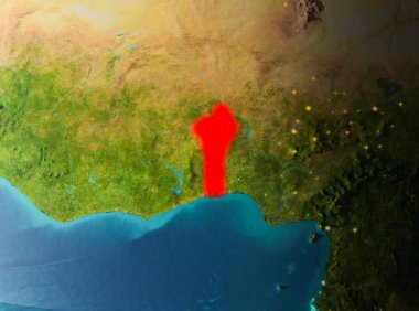 Benin yörünge görünümü