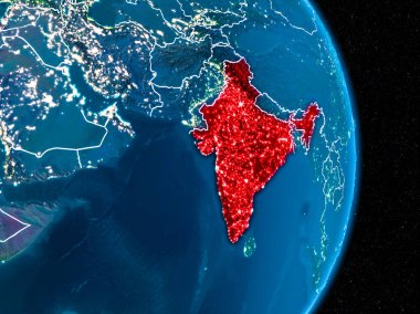 Kırmızı gece Hindistan'da