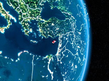 Kıbrıs gece kırmızı