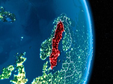 Kırmızı gece İsveç