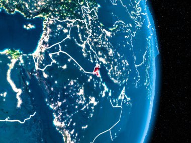 Kuveyt gece kırmızı