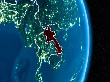 Laos kırmızı gece