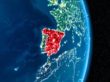 Kırmızı gece İspanya