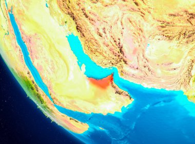 Uzaydan Dünya Birleşik Arap Emirlikleri