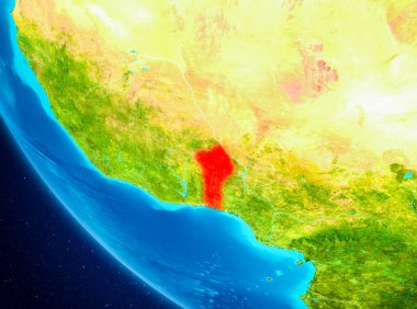 Benin uzaydan Dünya üzerinde