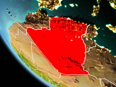 Dünya üzerinde gece Cezayir