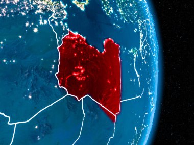 Libya kırmızı gece