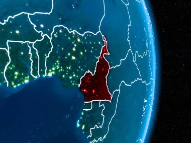 Kırmızı gece Kamerun