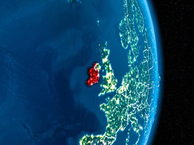 İrlanda kırmızı gece