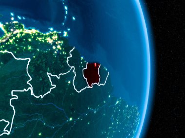 Surinam kırmızı gece