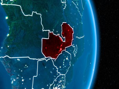 Kırmızı gece Zambiya