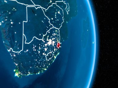 Svaziland kırmızı gece