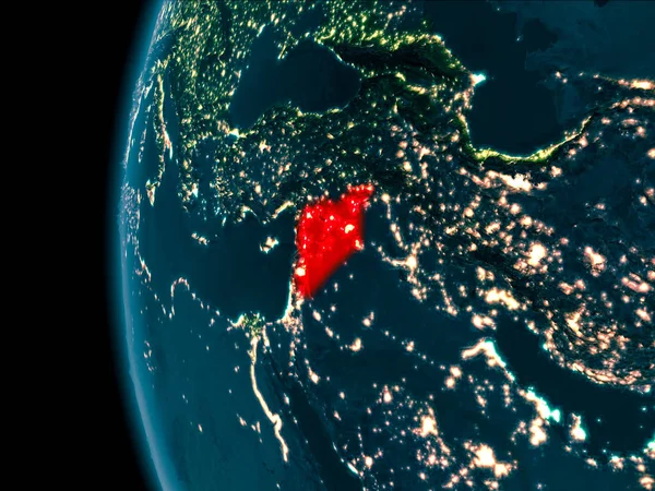 Suriye gece görünümü