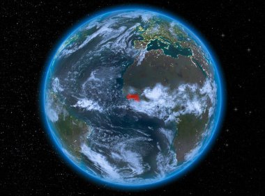 Dünya üzerinde gece Gine